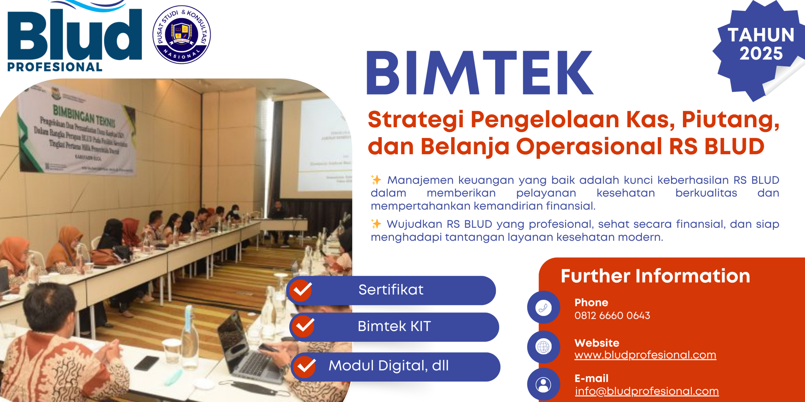 Bimtek Strategi Pengelolaan Kas, Piutang, dan Belanja Operasional RS BLUD