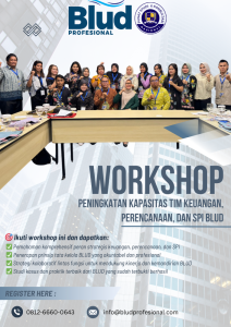 Workshop Peningkatan Kapasitas Tim Keuangan, Perencanaan, dan SPI BLUD